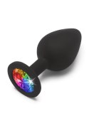 Rainbow Booty Jewel Medium Black Rainbow Booty Jewel Medium Black