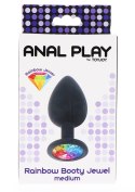 Rainbow Booty Jewel Medium Black Rainbow Booty Jewel Medium Black