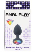 Rainbow Booty Jewel Small Black Rainbow Booty Jewel Small Black