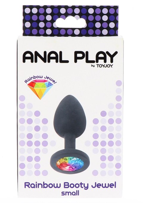 Rainbow Booty Jewel Small Black Rainbow Booty Jewel Small Black