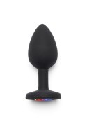 Rainbow Booty Jewel Small Black Rainbow Booty Jewel Small Black