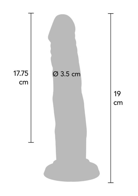 Silicone Dong 7.5 Inch Light skin tone Silicone Dong 7.5 Inch Light skin tone