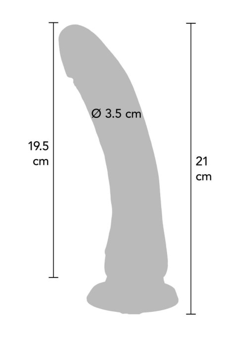 Silicone Dong 8.5 Inch Light skin tone Silicone Dong 8.5 Inch Light skin tone